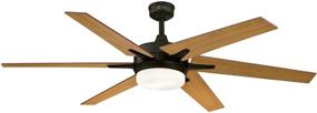 img 3 attached to 🏡 Enhance Your Space with the Westinghouse Lighting Cayuga 60-inch Ceiling Fan in Oil Rubbed Bronze - Includes LED Light Kit