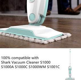 img 1 attached to 🧽 8 Pack of FFsign Replacement Steam Mop Pads for Shark Steam Mop S1000 S1000A S1000C S1000WM S1001C Vacuum Cleaners – Washable Microfiber Mop Pads (8 Pcs)