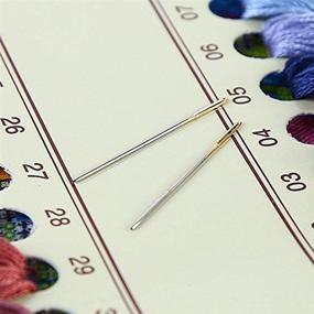 img 1 attached to YEESAM ART Embroidery Needlework Needlepoint Needlework for Cross-Stitch