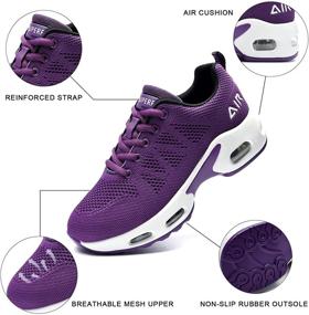 img 2 attached to AUPERF Running Athletic Lightweight Sneakers Women's Shoes for Athletic