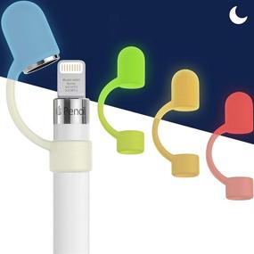 img 4 attached to 🖋️ Cozy PencilCozy: Protective Apple Pencil Cap Holder and Tether - Compatible with iPad Pro Apple Pencil Gen 1, Glow in the Dark (No Cap Included)