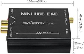 img 1 attached to Преобразователь Signstek HiFi USB в коаксиальный S/PDIF: превращение цифрового сигнала в аналоговое с помощью мини-USB DAC PCM.