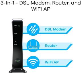 img 1 attached to ZyXEL P660HN-51R Adsl/ Adsl2+ Wi-Fi Router: Compatible with CenturyLink, Frontier, AT&amp;T and Other Broadband Providers [P660HN-51]