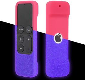 img 4 attached to 📺 [Найтглоу] Чехол для пульта Apple TV 4K / 4-го / 5-го поколений с подвеской - силиконовый чехол устойчивый к ударам, нескользящий, легкий - несовместим с пультом 6-го поколения 2021 года.