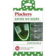 😁 plackers grind no more dental night guard: fight teeth grinding with 16-count solution logo