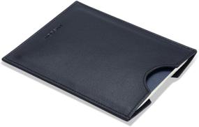 img 4 attached to 🌍 Travel in Style: HISCOW Minimalist Calfskin Passport Sleeve for Enhanced Travel Accessories!