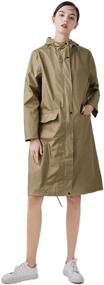 img 1 attached to 👚 Women's Fashionable Raincoat Jacket with Functional Pockets - Women's Clothing