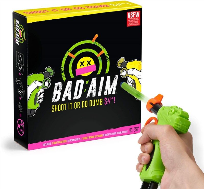 bad aim party truths version 로고