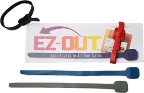 img 3 attached to EZ OUT Ez Out Pulltab Black Men's Accessories for Wallets, Card Cases & Money Organizers