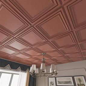 img 3 attached to 🌟 Enhance Your Space with Art3D Ceiling Plastic Copper 12 Pack!