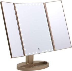 img 4 attached to Impression Vanity Makeup Trifold Dimmable Furniture