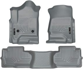 img 4 attached to Husky Liners Silverado Sierra Double Interior Accessories in Floor Mats & Cargo Liners