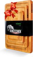 kokitcher bamboo cutting 2 stages sharpener logo