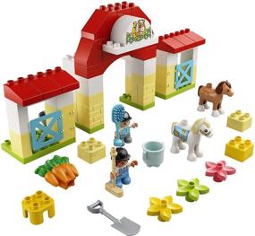 img 3 attached to LEGO Stable Playset Preschoolers Horses