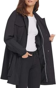 img 1 attached to DKNY Womens Micro Parka Thistle Women's Clothing for Coats, Jackets & Vests