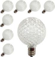 enhance your outdoor setting with a pack of 25 g40 globe led replacement bulbs for patio string lights логотип