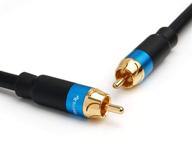 🔊 enhance your audio experience with the bluerigger subwoofer cable - 15ft rca to rca audio cable, dual shielded, gold plated connectors logo