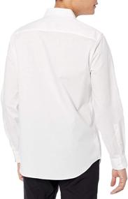 img 1 attached to 🧳 Effortlessly Wrinkle-Free: Perry Ellis Travel Non Iron White 43HW5029