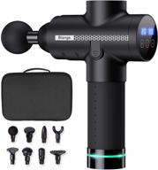 💆 biange deep tissue massage gun: super quiet muscle percussion massager for athletes - 20 speeds, effective pain relief and muscle recovery logo