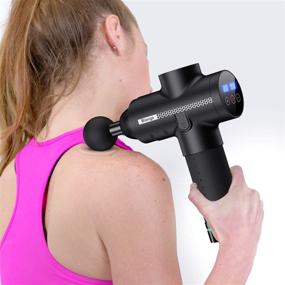 img 1 attached to 💆 Biange Deep Tissue Massage Gun: Super Quiet Muscle Percussion Massager for Athletes - 20 Speeds, Effective Pain Relief and Muscle Recovery