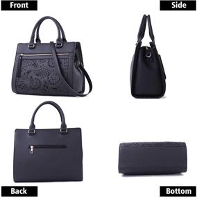 img 2 attached to 👜 Incredible Women's Purse Top Handle Bags: Spacious Satchels, Elegant Handbags & Chic Tote Bag Collection