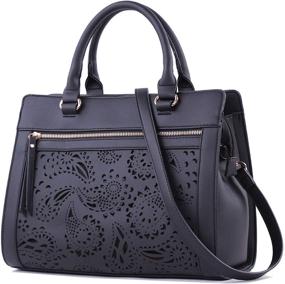 img 4 attached to 👜 Incredible Women's Purse Top Handle Bags: Spacious Satchels, Elegant Handbags & Chic Tote Bag Collection