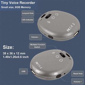 img 2 attached to Keyring Voice Recorder Digital Activated