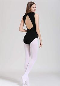 img 1 attached to 💃 Luxurious Limiles Women's Ballet Dance High Neck Tank Leotards: Graceful and Flawless Performance Attire