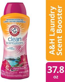 img 2 attached to 🌴 Enhance Your Laundry Experience with Arm & Hammer In-Wash Scent Booster - Tropical Paradise, 37.8 Ounce