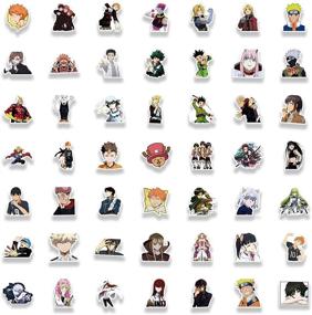 img 3 attached to 🎨 100 Pack Anime Mixed Stickers for Teens - Vinyl Stickers for Water Bottles, Laptop, Skateboard and More - Graffiti Sticker Pack Featuring Comics Characters - Fun Stickers for Adults and Kids (Mixed Cartoons Stickers)