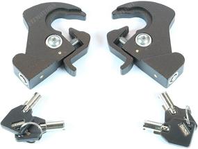 img 1 attached to 🔒 Premium Locking Detachable Rotary Docking Latches for Harley Davidson Sissy Bar and Luggage Rack – Enhanced Security and Convenience for your Ride