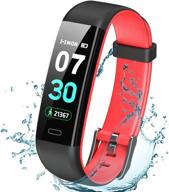 k-berho fitness tracker: heart rate monitor, step counter, sleep tracker, pedometer, calorie counter, waterproof smart watch for ios and android логотип