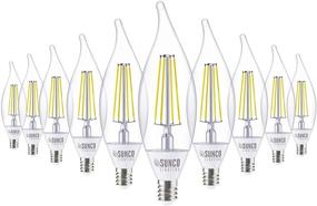 img 4 attached to 🔌 Sunco Lighting Candelabra Filament: Enhance Your Decor with Industrial Electrical Lighting Components