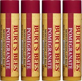 img 4 attached to 🎁 Burt's Bees Lip Balm Stocking Stuffer: All Natural Holiday Gift with Vitamin E & Peppermint Oil