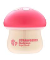 tonymoly strawberry mushroom sugar scrub - magic food, 2.37 fl oz logo