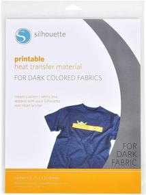 img 1 attached to Silhouette HeatPrint-DK: High-Quality, Dark-Fabric Heat Transfer Material