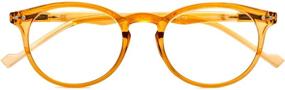 img 2 attached to 😎 Stylish Oval Round Women's Reading Glasses with Spring Hinges!
