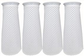 img 4 attached to 🐠 Premium 4 inch Honeycomb Design Filter Sock - Ideal for Aquariums, Ponds, Sumps/Overflows