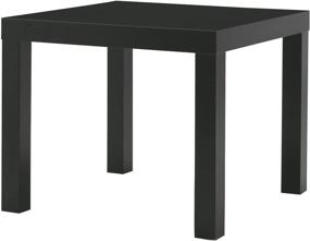 img 4 attached to IKEA Living Decor Table Black