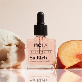 img 1 attached to 🍑 NCLA So Rich Cuticle Oil: Vegan, Cruelty-Free, Clean Skincare for Nourished Nails (Peach Vanilla)