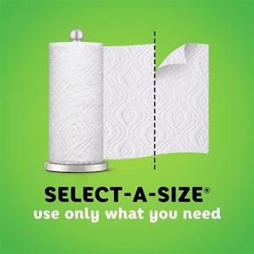 img 1 attached to 🧻 Bounty Select-A-Size 2-Ply Paper Towel Big Roll - 2-Pack with 114 Sheets - White, Ideal Size for Any Mess!