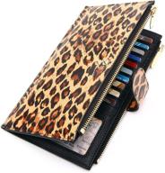 👝 zrtary women's leather wallets blocking organizer - stylish handbags & wallets combo logo