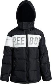 img 2 attached to 🧥 Reebok Boys Winter Jacket - Bubble Puffer Parka with Detachable Fleece-Lined Hood