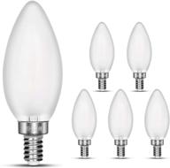 🕯️ enhanced ambiance: carrybc dimmable candelabra equivalent frosted - elevate your lighting experience логотип