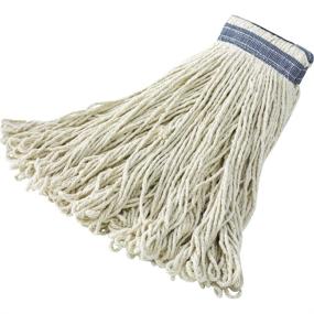 img 1 attached to Rubbermaid Commercial Products - 16-Ounce Universal Headband Cotton Floor Mop (FGE13600WH00)