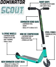 img 2 attached to 🛴 Red Dominator Scout Pro Stunt Scooter – Enhanced Trick Scooter