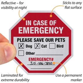 img 3 attached to Emergency Please Reflective Adhesive SmartSign