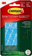 17615clraw-es-e, clear-outdoor refill - 4 medium and 2 large strips logo