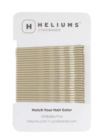 img 4 attached to Helium's Ash Light Blonde Extra Long Wavy Bobby Pins - 24 Count (2.5 Inches)