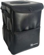 🚮 premium jd preferred boat trash can - hanging car garbage bag with lid, storage pockets - 100% leak proof, odor free, portable bin - ideal for vehicles, rv, boats logo